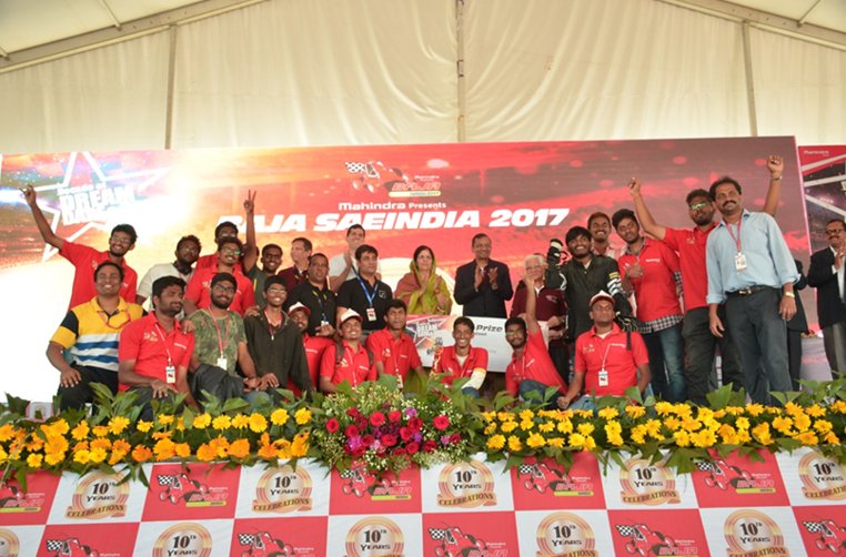 BAJA SAEINDIA 2017 award ceremony